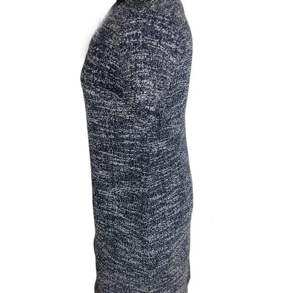 Banana Republuc Black and White Woven Short Sleeve Sheath Dress 6 - Picture 4 of 6